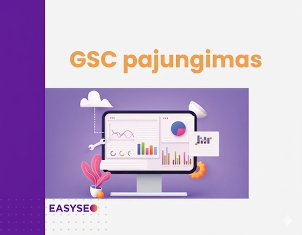 google search console pajungimas